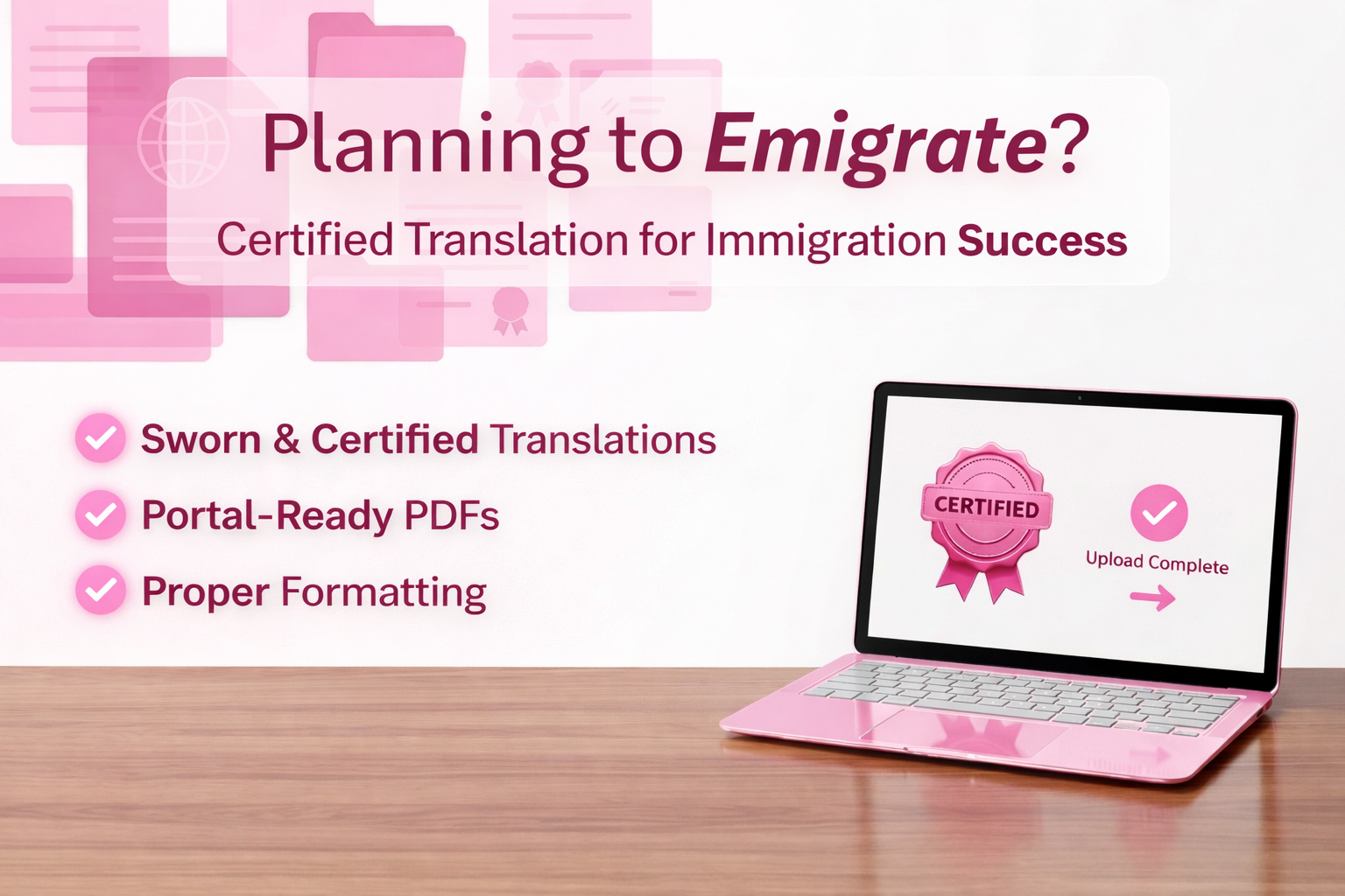 Planning to Emigrate? Secure Your Visa with Certified Translation in Lebanon