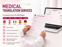 Medical Translation Services in Lebanon: English, Arabic, French, Spanish & German